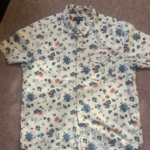 Urban Outfitters floral short sleeve button up